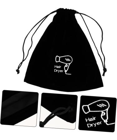 Baluue 1pc Hair Dryer Storage Bag Hair Dryer Sack Gym Holder Drawstring Bag Hair Dryer Hotel Bag Flannel - Buy Online on SooperMarket.com