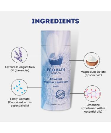 Eco Bath London Relaxing Epsom Salt Soak 250g - White - Pack of 1 - Buy Online on SooperMarket.com