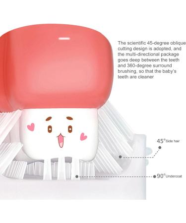 Kids U-Shaped Toothbrush with Storage Box - Cute Penguin Toothbrush Food Grade Soft Silicone Brush Head 360 Oral Teeth Cleaning Design for Toddlers and Children Green Small - Buy Online on SooperMarket.com