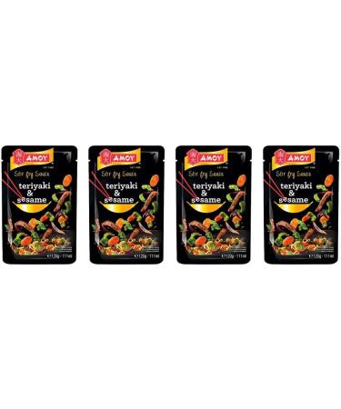 Amoy Stir Fry Sauces Terriyaki Satay Chow Mein Bundle of 12 x 120g - Buy Online on SooperMarket.com