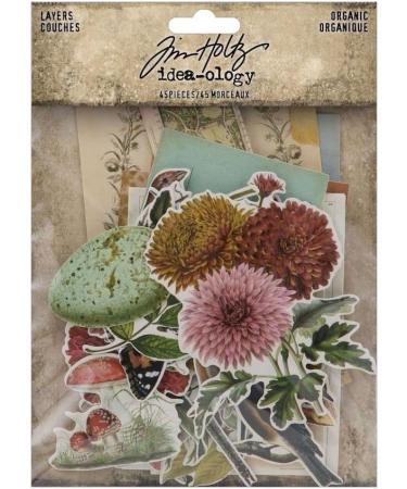 Tim Holtz Idea-Ology Bundle: Organic Layers TH94316 & Collage Layer Frames TH94318 - Spring 2023 Release - Buy Online on SooperMarket.com