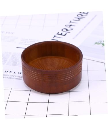 Magiclulu Wooden Shaving Bowl for Men | Traditional Razor Cup & Brush Holder | Perfect for Shaving Soap & Foam - Buy Online on SooperMarket.com