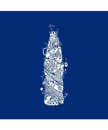 All+Every Pepsi White Doodle Bottle Men's T-Shirt M Royal Blue - Buy Online on SooperMarket.com