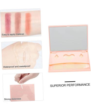 OSALADI 240 Pairs Makeup Stickers Makeup Tape Double Sided Eyelid Tape Eyeliner Tape Eye Lid Lift Tape Invisible Eyelid Sticker Beauty Tools Double Eyelid Sticker tape Pink Boxed - Buy Online on SooperMarket.com