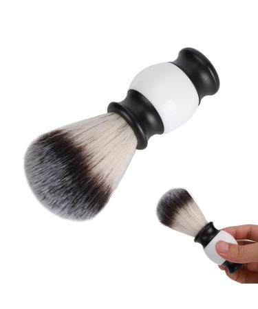 Men shaving brushes brush hair shaving brush barber shaving foam brush handle made of aluminum alloy bare trashy wet shaving cleaning brush for salon gifts at home travel