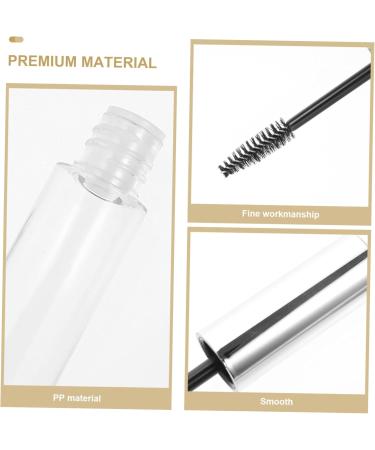 PLAFOPE 8pcs Mascara Empty Tube Empty Mascara Tube and Wand Diy Mascara Bottle Miss Growth Fluid Round - Buy Online on SooperMarket.com