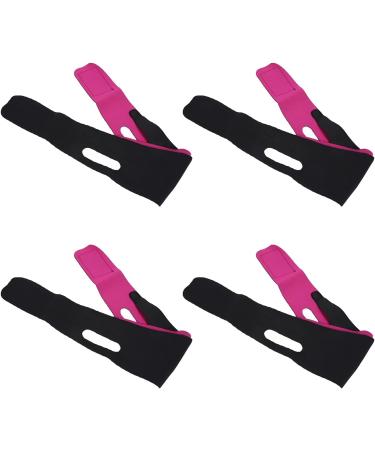 4 Pack Reusable V Line Mask Face Lifting Bandage Face Slimming Belt Double Chin Reduction Mask V Shaped Slimming Face Mask - Buy Online on SooperMarket.com