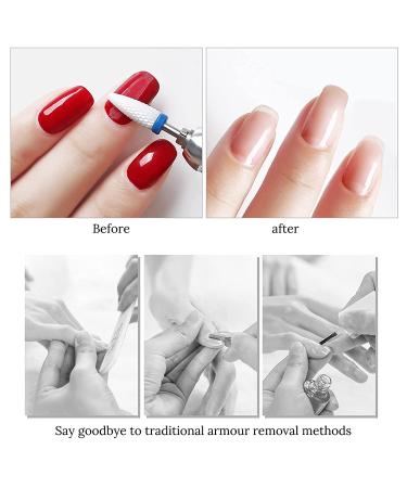 Ceramic Nail Drill Bits Set - Professional 10Pcs 3/32 Cuticle Remover for Acrylic Gel Nails - Crystal Nail Extension Tool - Nail Removal Kit - 10 Count - Buy Online on SooperMarket.com