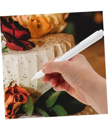 ABOOFAN 8 Pcs Baking Pigment Pen Cakes Biscuits Food Coloring Pens Biscuit Marker Fondant Pen White Plastic 16.70X1.00X1.00CMx2pcs Whitex2pcs - Buy Online on SooperMarket.com