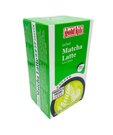 Gold Kili Instant Matcha Latte - 25g x 10 Sachets (Pack of 2) - Premium Green Tea Powder Drink Mix - Quick and Convenient Matcha Lattes - Authentic Taste - Ideal for Home or On-the-Go Enjoyment