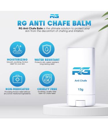 RG Anti Chafe Balm 0.45 oz - Unisex | Soothes & Protects for Active Lifestyles - International Shipping Available - Buy Online on SooperMarket.com