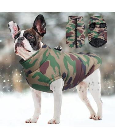 Buy Femax Waterproof Dog Coat - Warm Winter Jacket for Small to Large Dogs | Padded Camouflage Pet Clothing for Cold Weather - Buy Online on SooperMarket.com