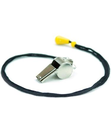 Crown Sporting Goods Stainless Steel Whistle with Lanyard - Ideal for Coaches, Referees, and Officials - Buy Online on SooperMarket.com