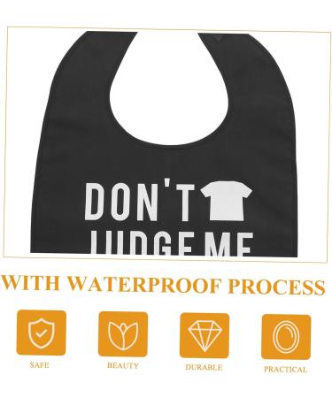 Elderly Bib Accessories for Men Adult Bibs for Men Custom Adult Bibs Crumb Catcher Bibs Reusable Adult1123 (Color : Black3 Size : 58X45CM) 58X45CM Black3 - Buy Online on SooperMarket.com