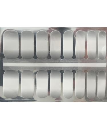 Zaubern gel4Home Nail Foils - 16 Silver Baby Nail Wraps for Stunning Home Manicures | Shop Internationally - Buy Online on SooperMarket.com
