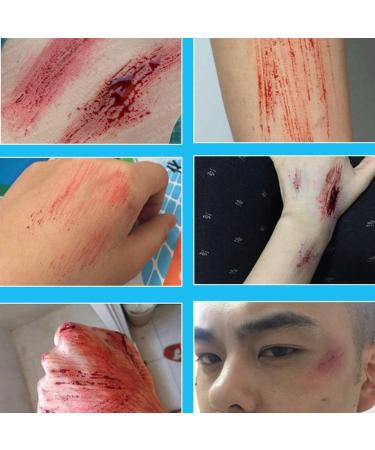 Verdant Touch Makeup Wound Sponge FX Blood Scar Stubble Effect Wound Makeup Stipple Sponge for Halloween Xmas (Large Hole) - Buy Online on SooperMarket.com