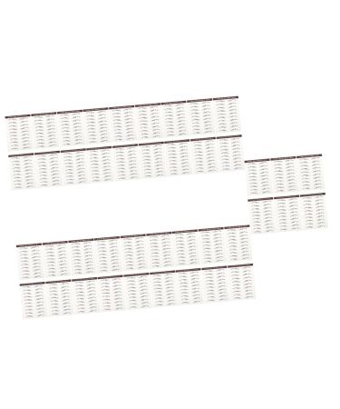 MAGICLULU 42 Pcs Eyebrow Stickers Eyebrow 4 Peel off Tattoos for Makeup Stickers Cosmetic Bionic 4d Ink