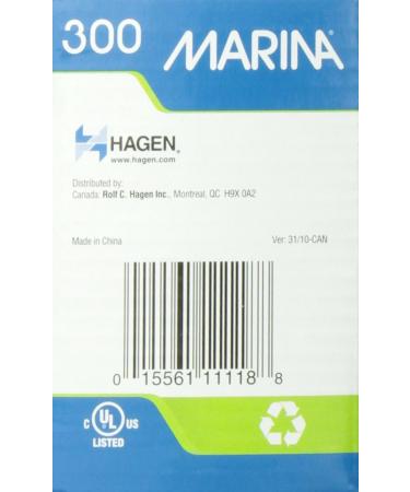 Marina 11118 Aeration Pump 300 for Aquariums up to 265L - Optimal Air Pump for Healthy Fish & Aquatic Life - Buy Online on SooperMarket.com