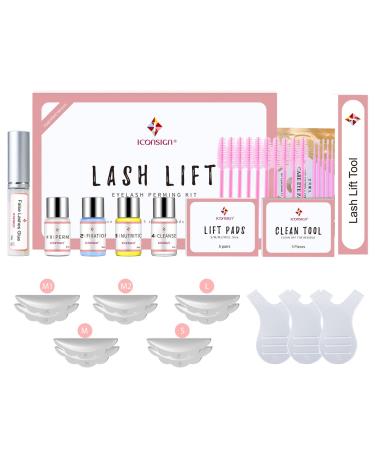 2023 Upgraded Lash Lift Kit  Professional Semi-Permanent Curling Eyelash Perm Kit Suitable for Salon & Home Use