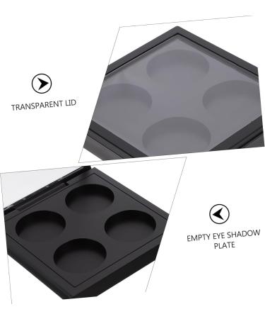 MAGICLULU 15 Pcs Eye Shadow Blank Transparent Lid Travel Cosmetic 10x9cmx3pcs Blackx3pcs - Buy Online on SooperMarket.com