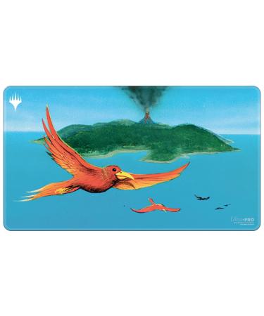 Ultra PRO - Dominaria Remastered Black Stitched Playmat ft. Birds of Paradise - Protect Your Cards During Gameplay from Scuffs & Scratches, Perfect as Oversized PC Mouse Pad for Gaming & Desk Mat