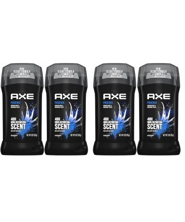 AXE Dual Action Deodorant Stick For Long Lasting Odor Protection Phoenix Crushed Mint & Rosemary Men's Deo Aluminum Free 3oz Twin Pack (Pack of 2)