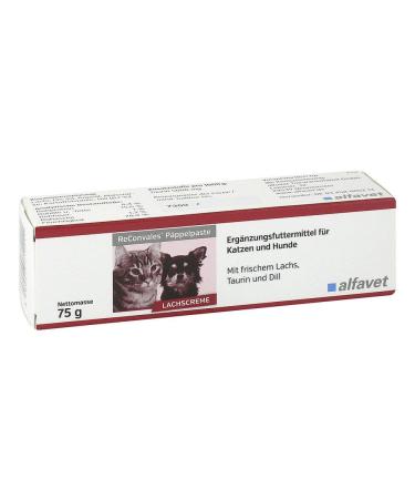 Alfavet Reconvales P ppel paste |75 g Tube |Supplementary feed for dogs and cats |Can be administered in the convalescence period