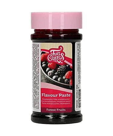 Funcake's taste tray forest fruits: food paste great taste perfect for decorating cakes suitable for dough and fillings.120 g.