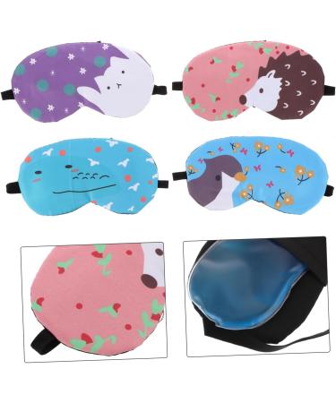 Healeved 4pcs Ice Pack Eye Mask Set - Cooling, Sleeping, and Shading Eye Masks - Buy Online on SooperMarket.com