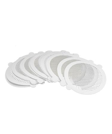 Saddgo 50pcs/set Kitchen Sink Drain Filter Stickers Fiberglass Bathroom Kitchen Drain Cover Blockage Prevention for Bathroom