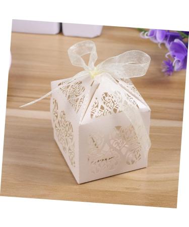 HOMSFOU 50pcs Boxes Birthday Candy Basket Gift Boxs Wedding Bonbonniere Present Boxes for Gifts Coat Boxes for Gifts Candys Gift Bixes Gift Boxes Favor Boxes Baby Shower Box Fold - Buy Online on SooperMarket.com