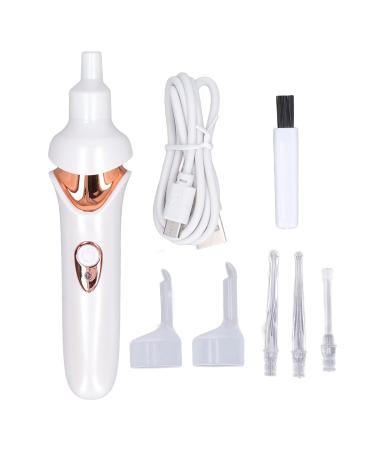 LED Light Electric Ear Wax Cleaner Vacuum - USB Charging for Adults & Kids - White - Buy Online on SooperMarket.com