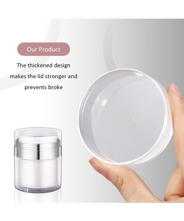 UMETASS 3-pcs 1oz Airless Pump Jar Set - Travel Size Refillable Vacuum Bottles for Creams and Lotions 30ml/1.0oz - Buy Online on SooperMarket.com