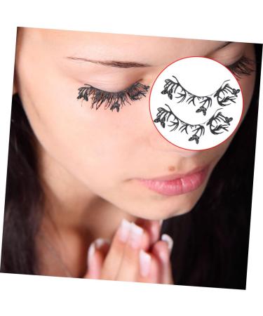 FOMIYES 10 Pairs Paper Cutting Lashes False Eyelashes Kit Artificial Eyelashes False Lashes Makup Party Eyelash Dress Masquerade Lashes Pink Cutting Shears Fake Lashes Natural The Photo - Buy Online on SooperMarket.com