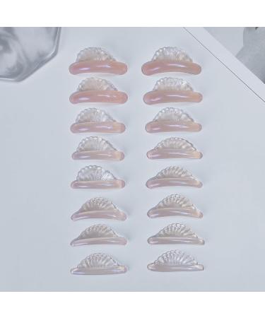Libeauty Eyelash Lift Pads - Reusable Super-Sticky Silicone Lash Perm Rods | 8 Pairs Shell Shape - DIY Home or Salon Lash Curling Tool - Buy Online on SooperMarket.com