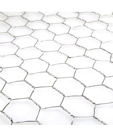 DoubleWood Chicken Wire Net for Craft Projects 3 Sheets Galvanized Hexagonal Wire Mesh Fence 13.7 Inches x 40 Inches Mesh10 Feet (13.7 x 40 Inches - 3 Sheets) - Buy Online on SooperMarket.com