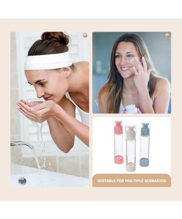 FRCOLOR Travel Shampoo Bottles - 3pcs Portable Lotion Press-Type Cosmetic Bottles for Travel - Buy Online on SooperMarket.com