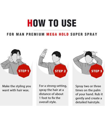 DASHU Premium Mega Hold Super Spray 8.45fl oz - Extra Strong Hold with All-Natural Ingredients - Dryness Prevention - Buy Online on SooperMarket.com
