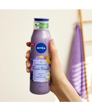 NIVEA Fresh Blends Banan and Acai Shower Gel 300ml - Buy Online on SooperMarket.com