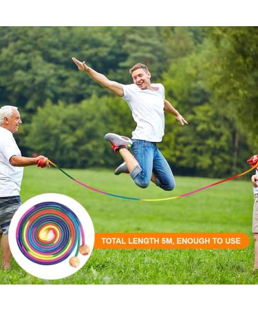 Yangun 5m Rainbow Jump Rope for Kids Perfect for Multiplayer Fun & Group Sports - Buy Online on SooperMarket.com
