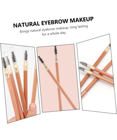 CANIGHT 2pcs Double Ended Eyebrow Pencil with Brush Women Brow Pencil Dark Brown Eyebrow Pencils Wood - Buy Online on SooperMarket.com