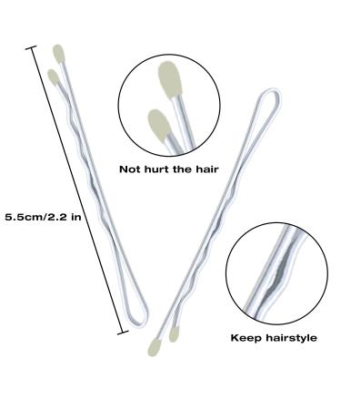 METLUCK 200Pcs White Bobby Pins - Hair Accessories for Women, 2.2 inch White Gray Hair Pins - Buy Online on SooperMarket.com