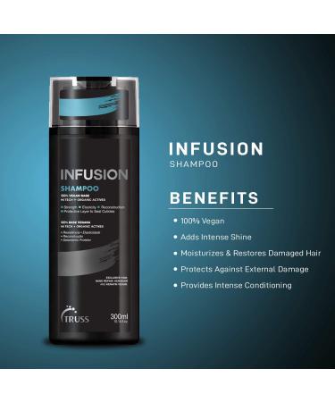 TRUSS Infusion Shampoo & Conditioner Set - Hydrating Hair Care Bundle - Buy Online on SooperMarket.com