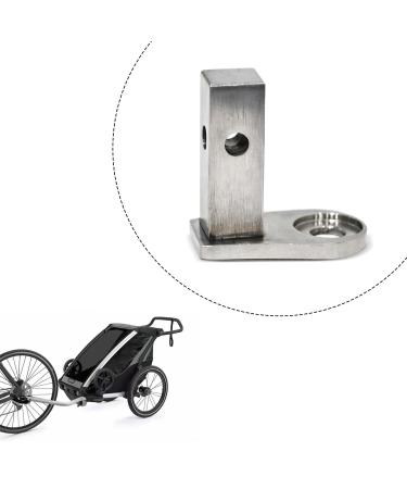 Bicycle trailer coupling adapter for bicycle trailers until 2015 axle clutch square universal stainless steel axle adapter bicycle trailer adapter