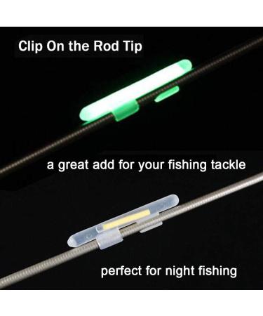 Qualy Clip-On Fishing Glow Sticks for Pole Fishing Rod Tip Light - XL 3.3-3.7mm - 50 Packs - Night Fishing Essential - Buy Online on SooperMarket.com