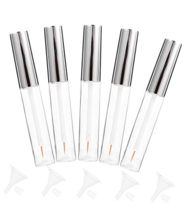 PLAFOPE 35 Pcs Mascara Tube with Wand Empty Mascara Tube Seed Oil Pump Bottle Dispenser Fat Oil Transparent