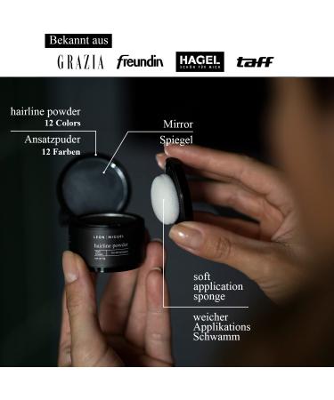 Leon Miguel Approach Powder - Waterproof Hair Concealer for Men & Women | Invisible Hair Makeup - 4G Light Brown - Buy Online on SooperMarket.com