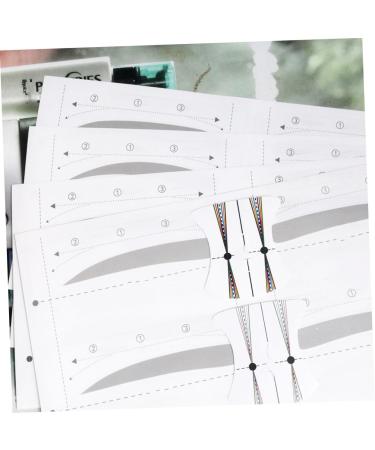 Beavorty 36 Pcs 48 Diy Eyebrow Stencil Eyebrow Grooming Stencils Non Woven Quick Eyebrow Sticker Card - Buy Online on SooperMarket.com