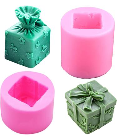 Present Package Cake Chocolate Mold Supplies for Cooking Ice Cream Candy Soap High Temperature Resistance Chocolate Molds Silicone Christmas 3D Birthday - Buy Online on SooperMarket.com