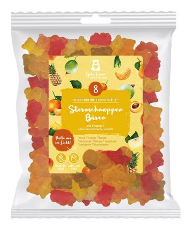 Naschlabor x good mood fruit juice bear |Bright shooting stars |20% variety pure fruit juices |Without artificial dyes and flavor enhancersGluten and lactose-free bright juices 500 g (1 Pack)
